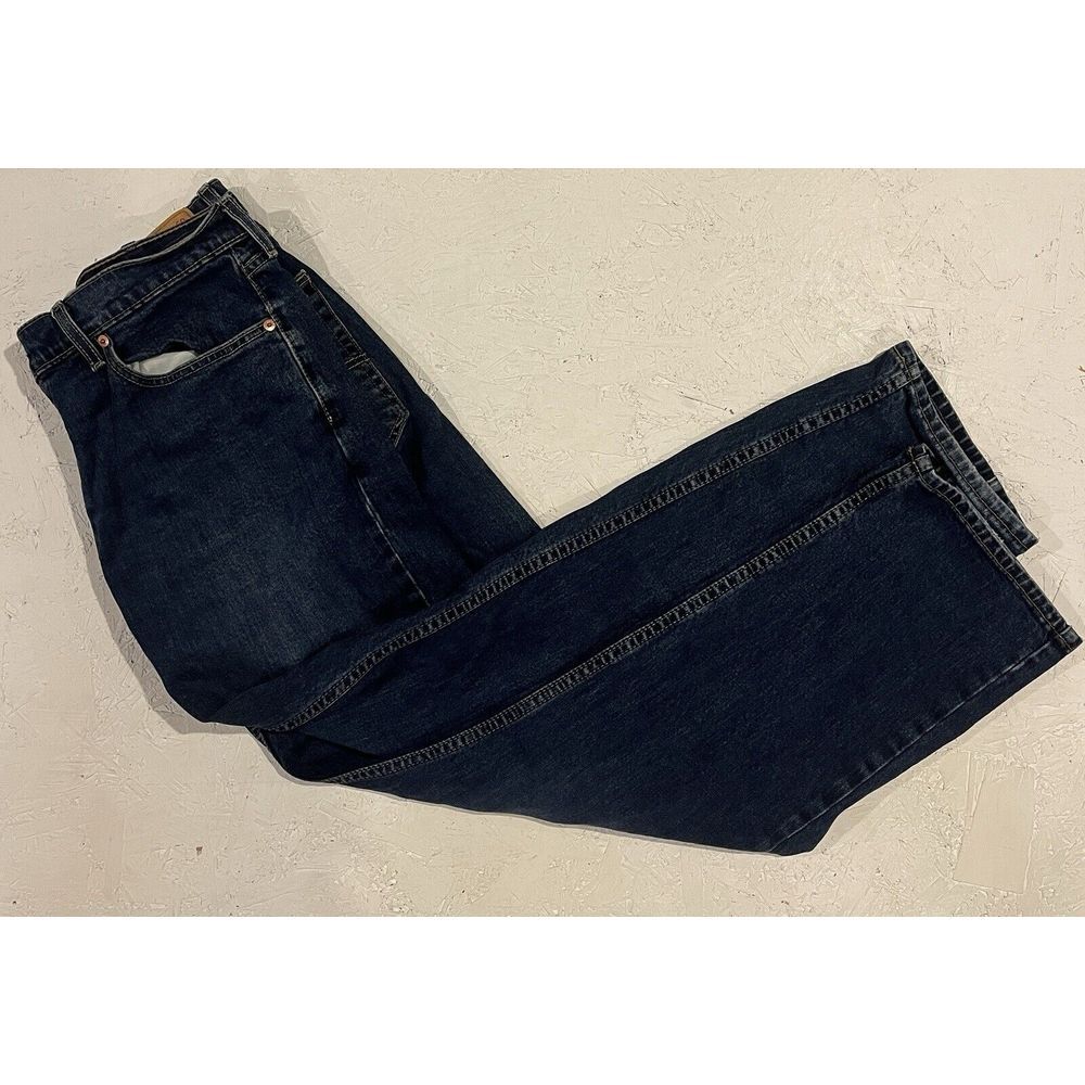 Levi's 505 Red Tab 38x30 Regular Fit Straight Leg Denim Jeans‎ Blue